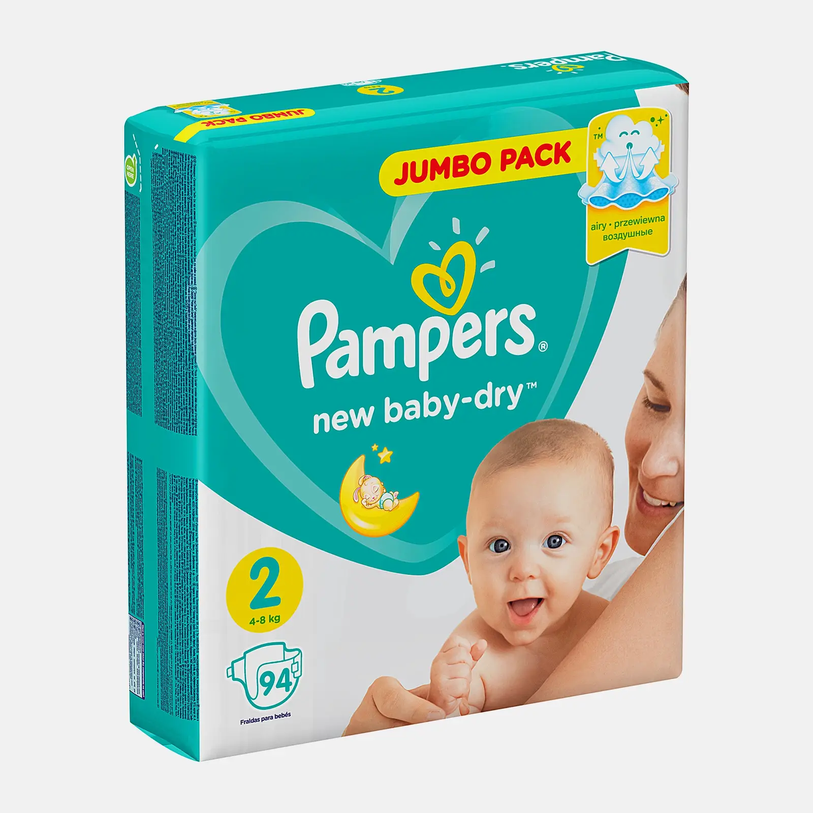 Подгузники Pampers Newbaby Dry р.2 Mini 4-8кг 94шт