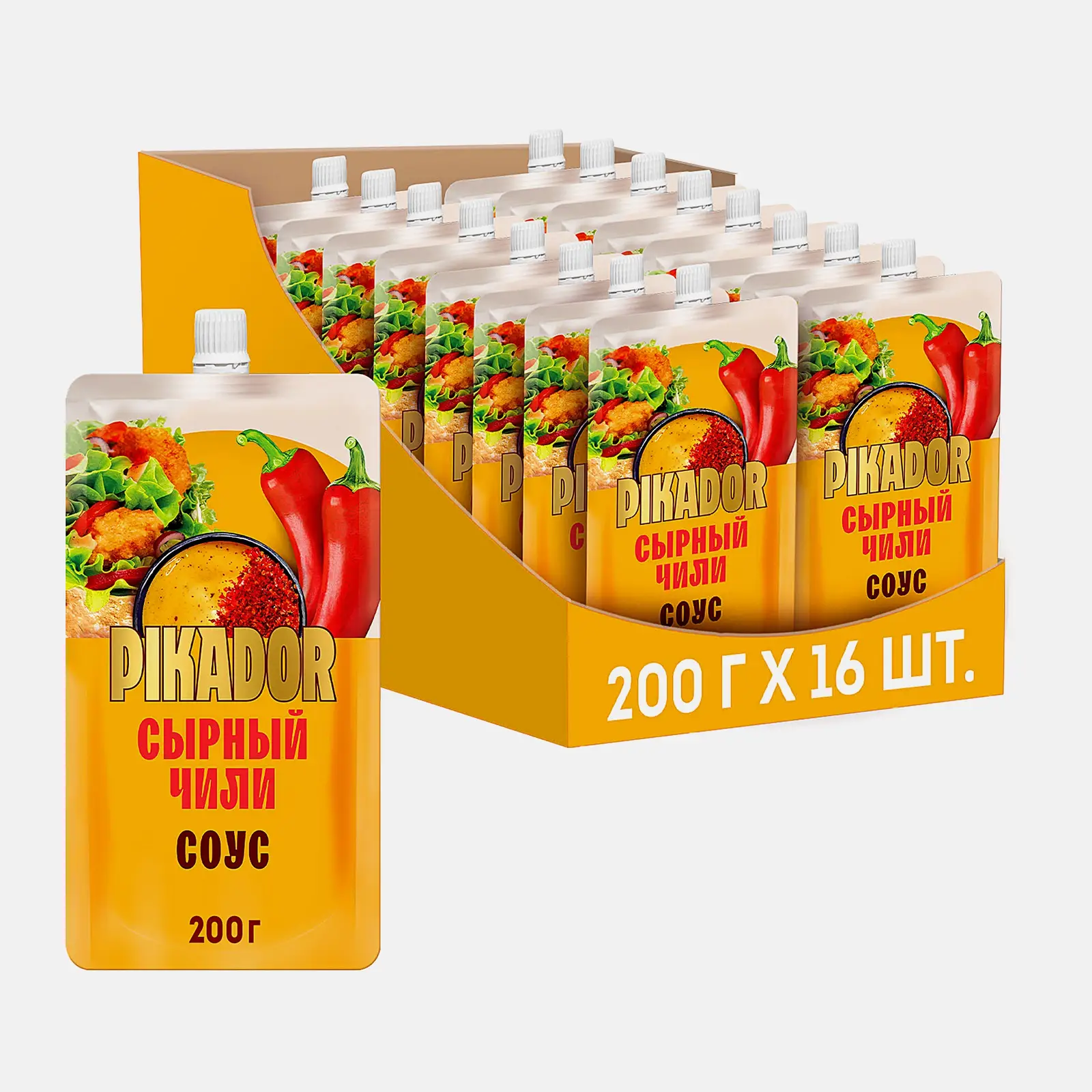 Соус Сырный Чили Pikador 200г