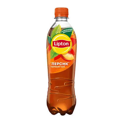 Изображение товара Чай черный холодный Персик Lipton 500мл