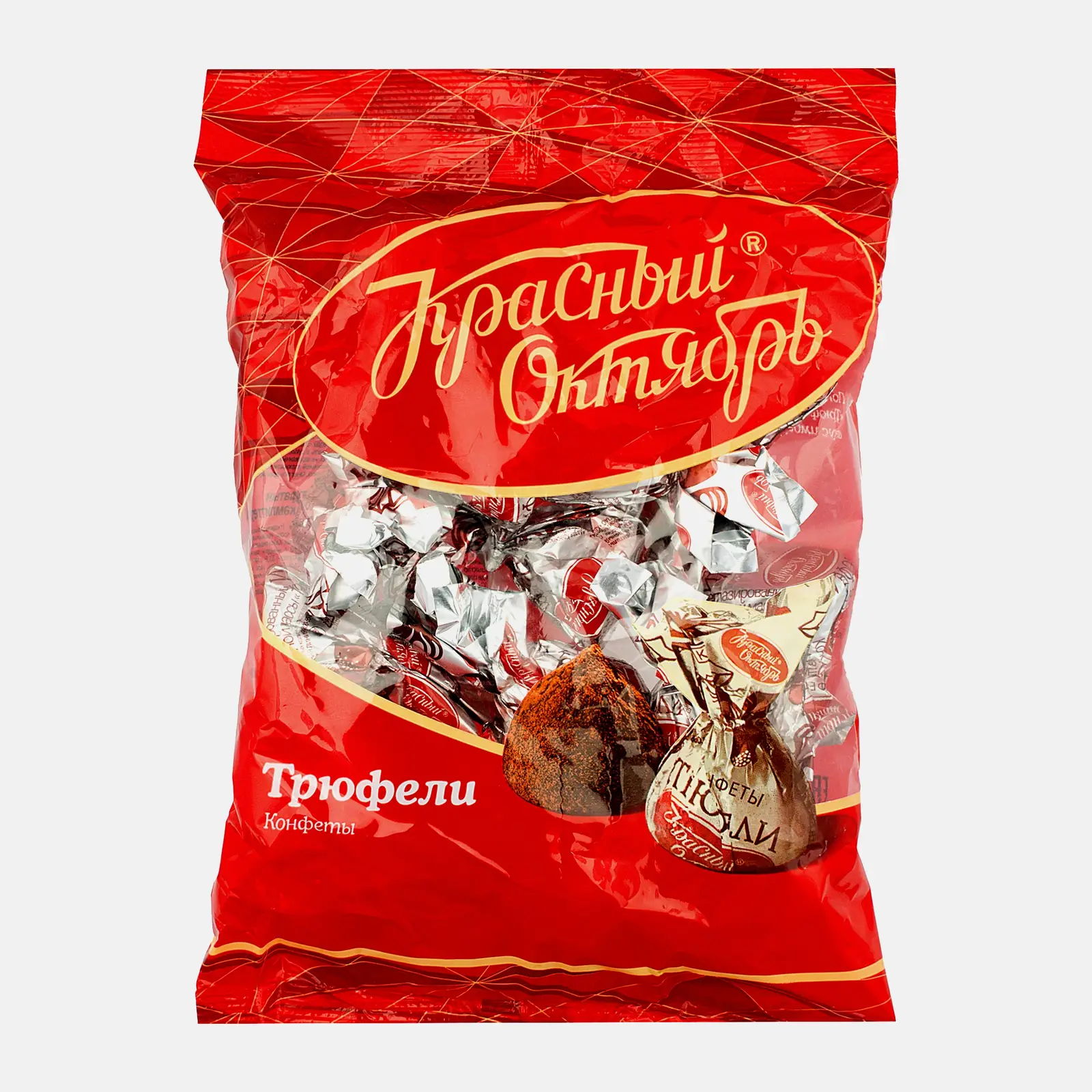 Изображение товара Конфеты Красный октябрь Трюфели 200 г - Насыщенный шоколадный вкус