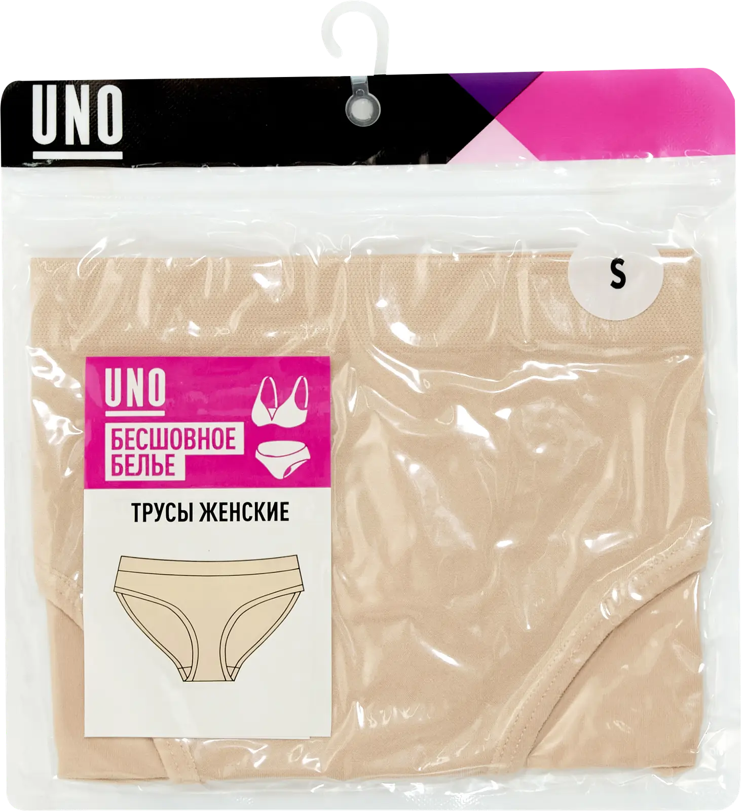 Трусы Uno женские бежевые UW12_2n6 р.S-XL