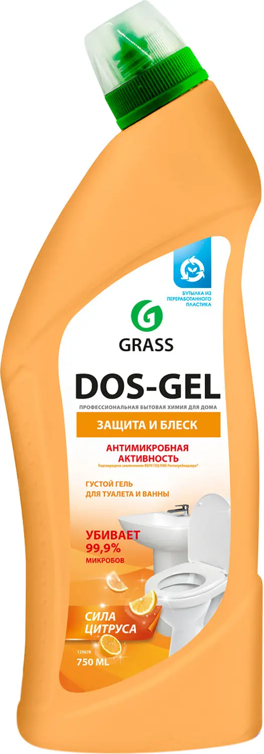 Чистящий гель Dos Gel Сила цитрусов Универсальный 750мл — в каталоге на  сайте сети Магнит | Краснодар