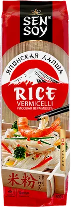 Лапша Sen Soy Premium Rice Vermicelli рисовая 300г