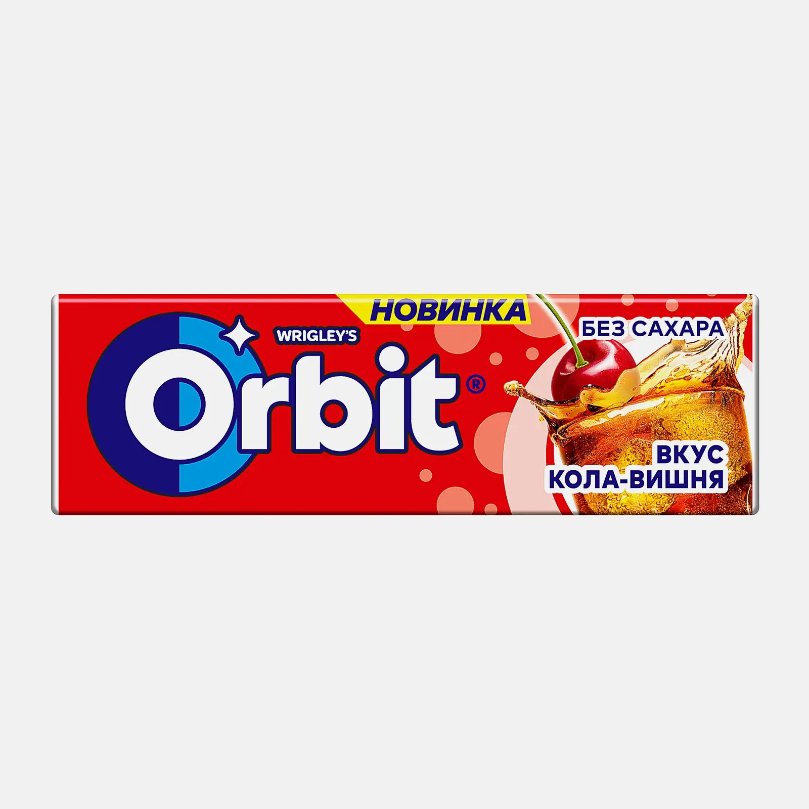 Изображение товара Жевательная резинка Кола-вишня Orbit 13.6г Изображение товара Жевательная резинка Кола-вишня Orbit 13.6г