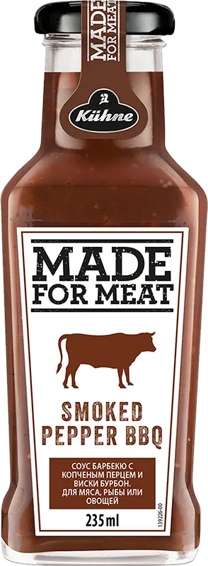 Изображение товара Соус BBQ Kuhne с копченым перцем 235 мл насыщенный аромат дымка