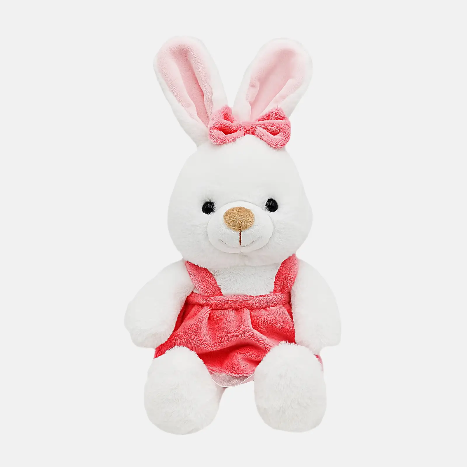 Мягкая игрушка Заяц в платье с бантиком
