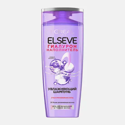 Шампунь L’Oréal Paris Elseve Увлажняющий с гиалуроновой кислотой для обезвоженных и тонких волос 400мл