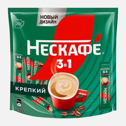 Напиток кофейный Классик Крема 3в1 крепкий 20пак 290г