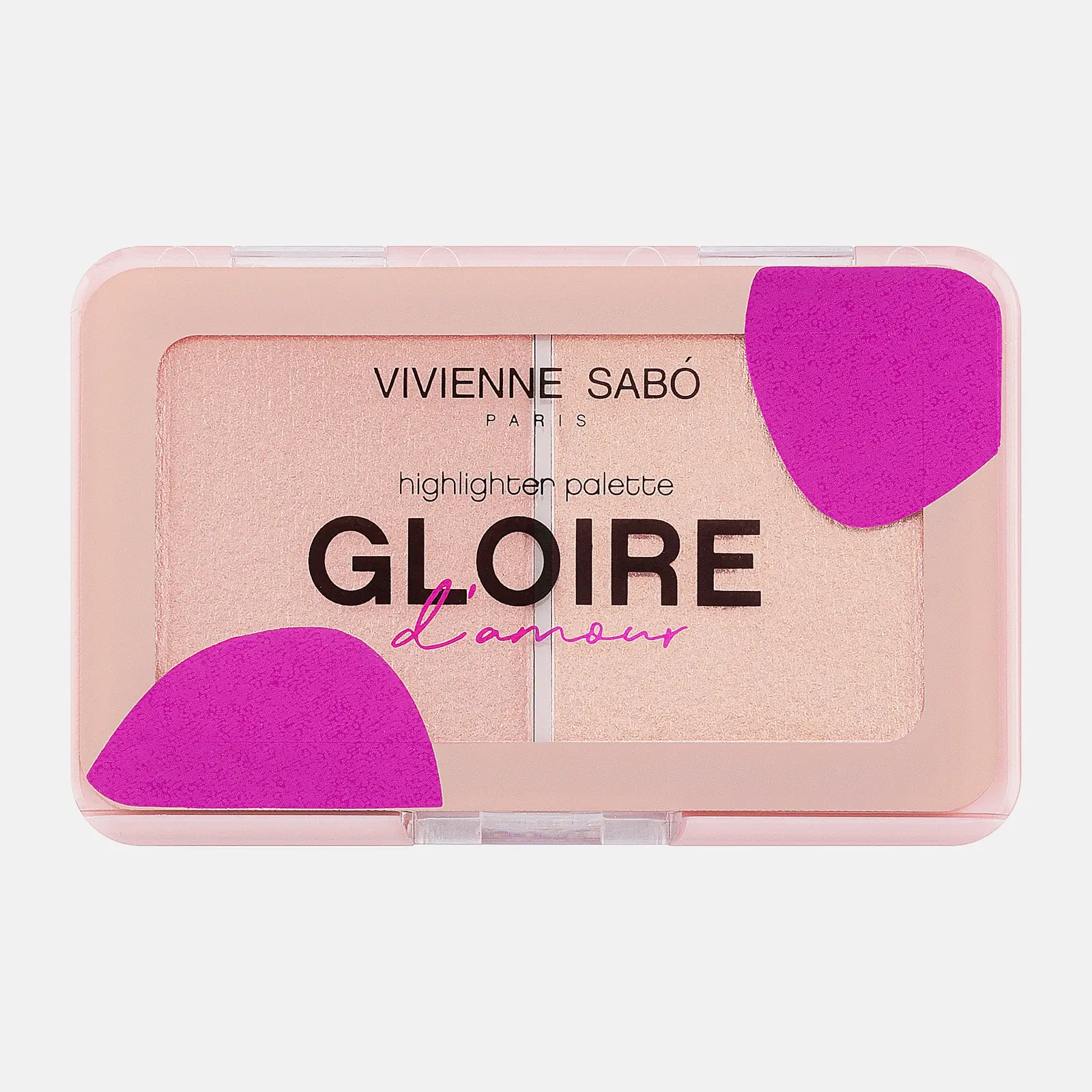 Палетка хайлайтеров Vivienne Sabo Gloire damour 02 