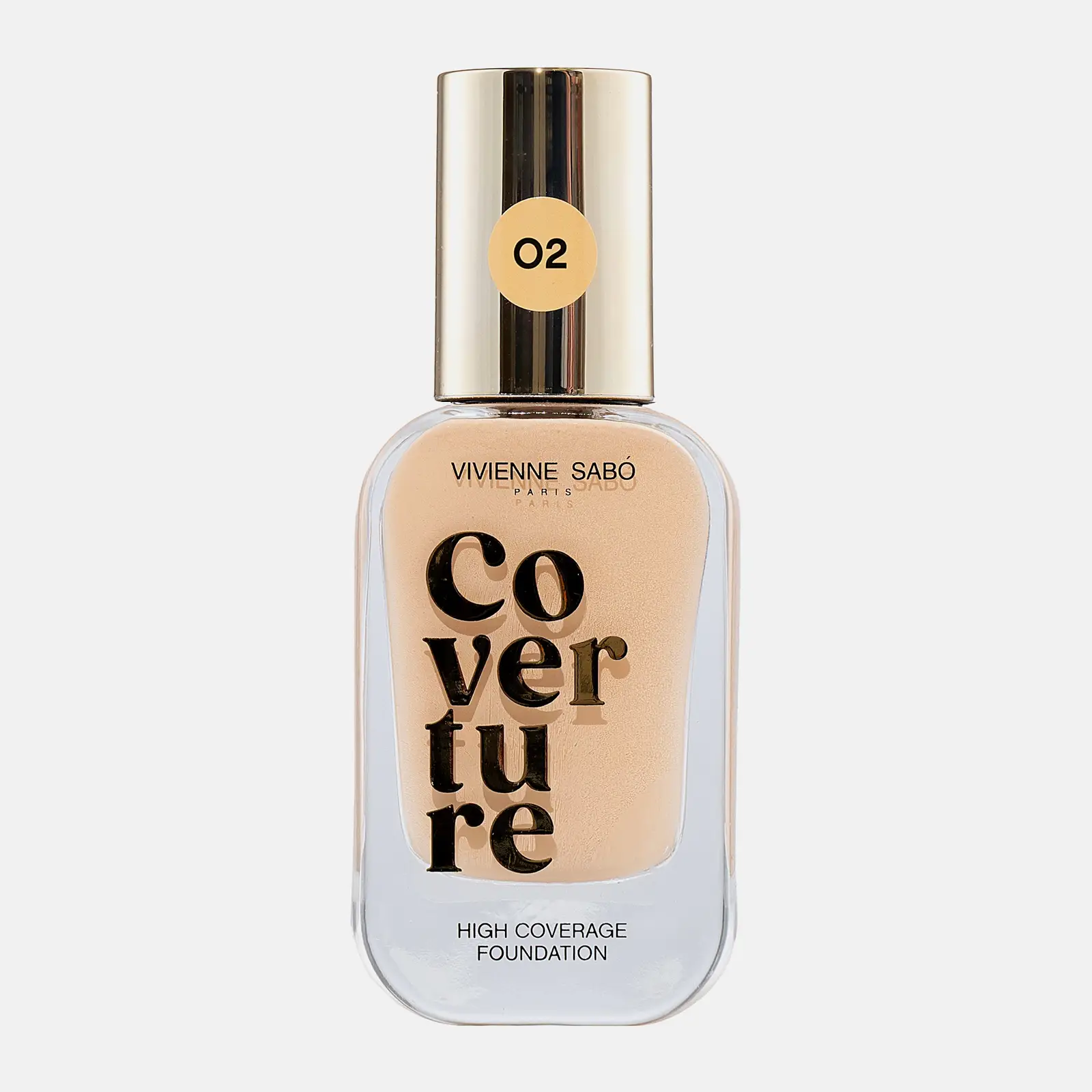 Плотный тональный крем для лица тон 02 Vivienne Sabo Coverture