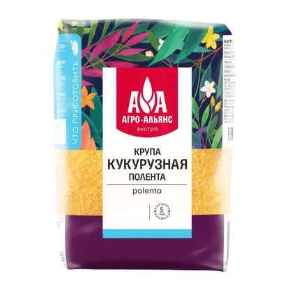 Изображение товара Крупа кукурузная Полента Агро-Альянс 450г