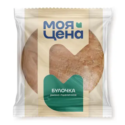 Изображение товара Булочка ржано-пшеничная Моя цена 30г