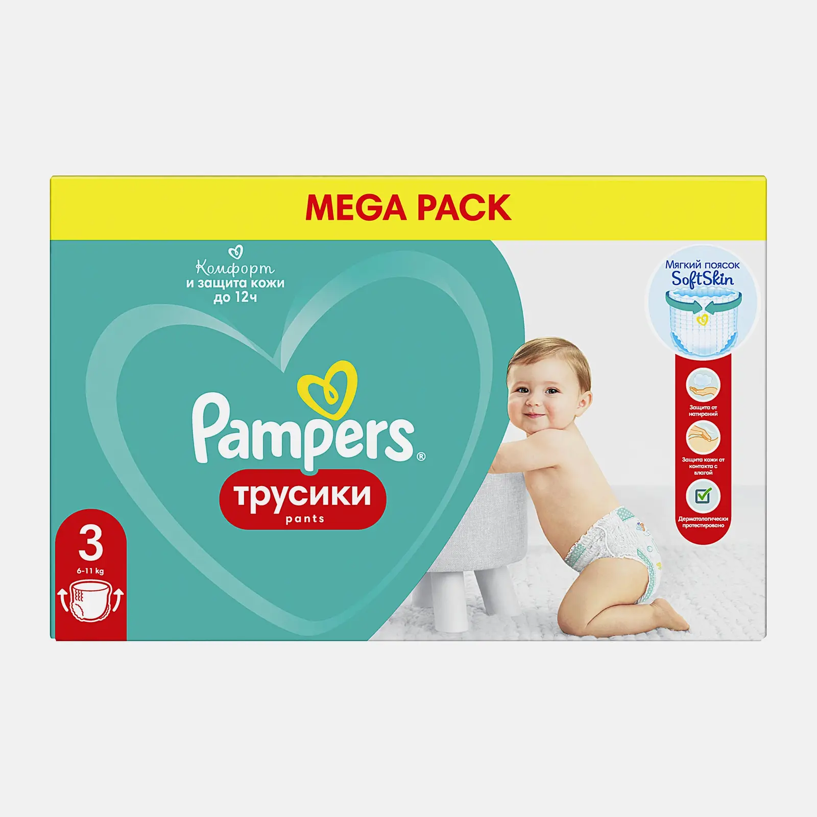 Трусики-подгузники Pampers 3 Midi 6-11кг 104шт
