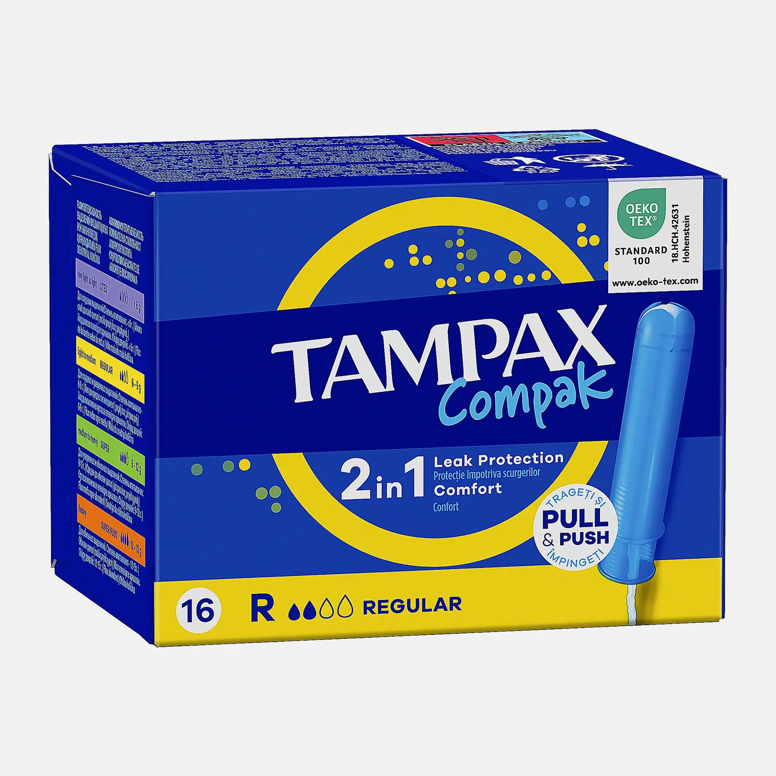 Тампоны Tampax Compak Regular с аппликатором 16шт