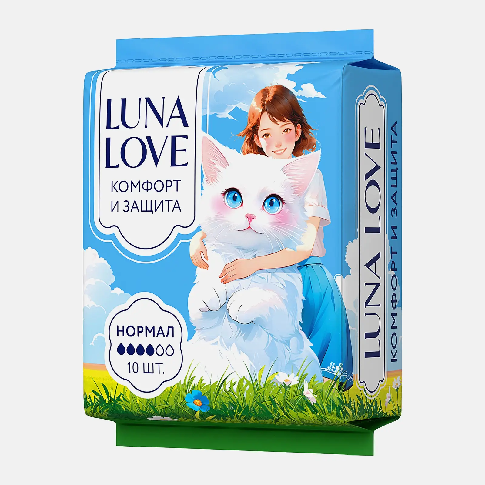 Прокладки нормал Luna Love Young 10шт