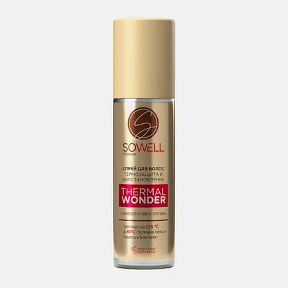 Термозащитный спрей для укладки волос Sowell Thermal Wonder 200мл