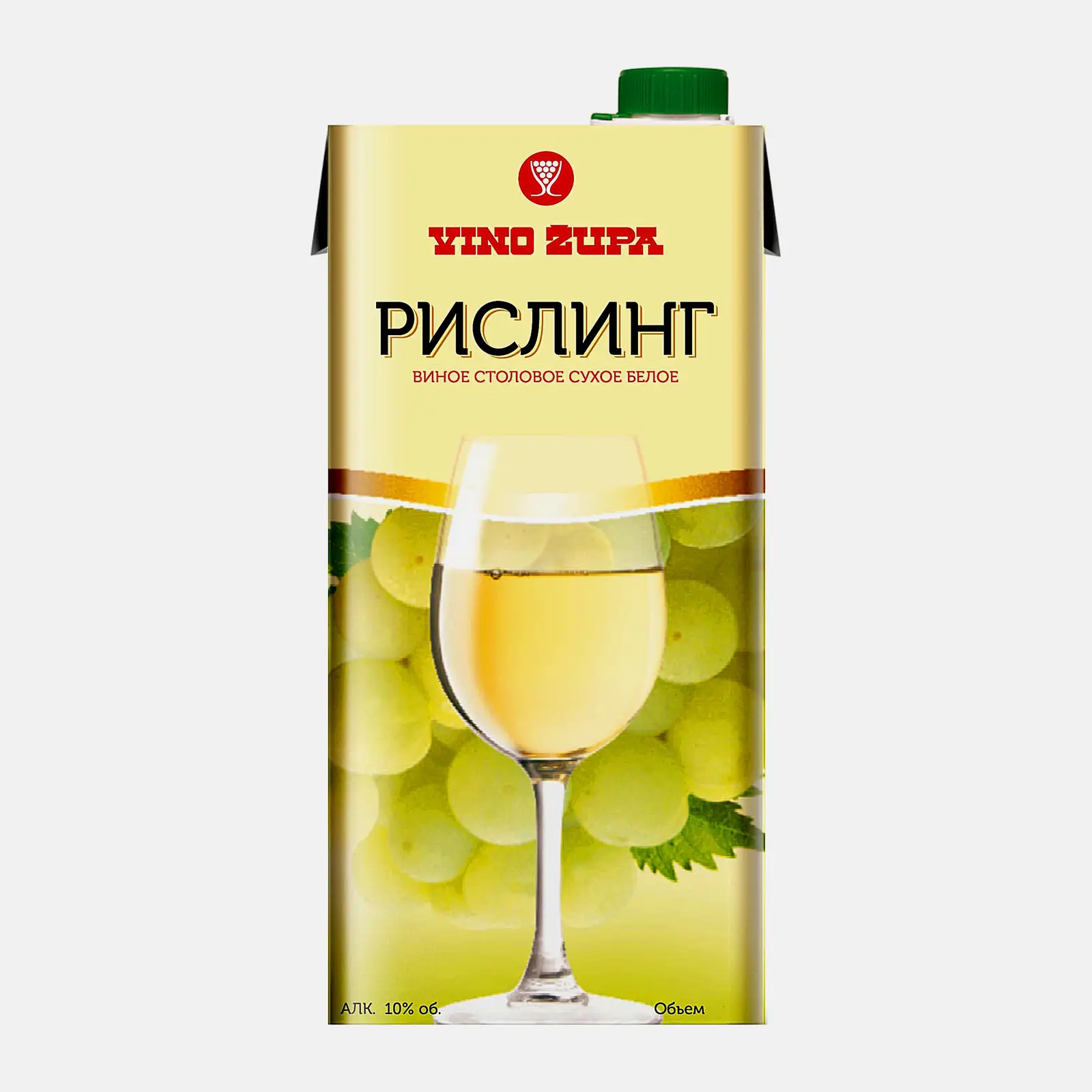 Изображение товара Белое сухое вино Рислинг 1л Вино Zupa Сербия