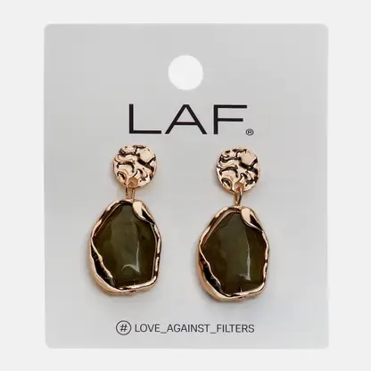 Серьги с камнями золото LAF в ассортименте