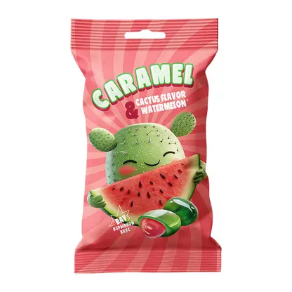Изображение товара Карамель леденцы мини кактус-арбуз Кондитер Кубани 100г