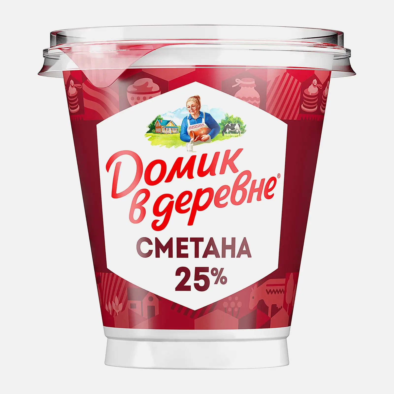 Сметана Домик в Деревне 25% 300г