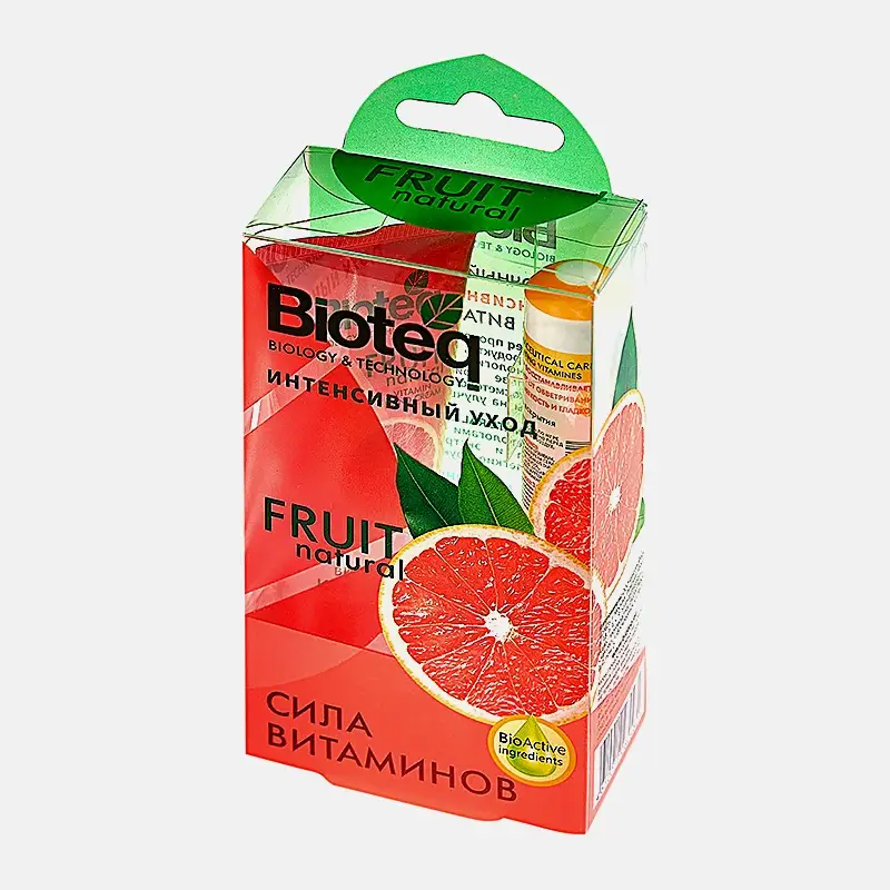 Подарочный набор Сила витаминов/Бархатная кожа Bioteq Крем для рук 40мл + Бальзам для губ 3.5г в ассортименте