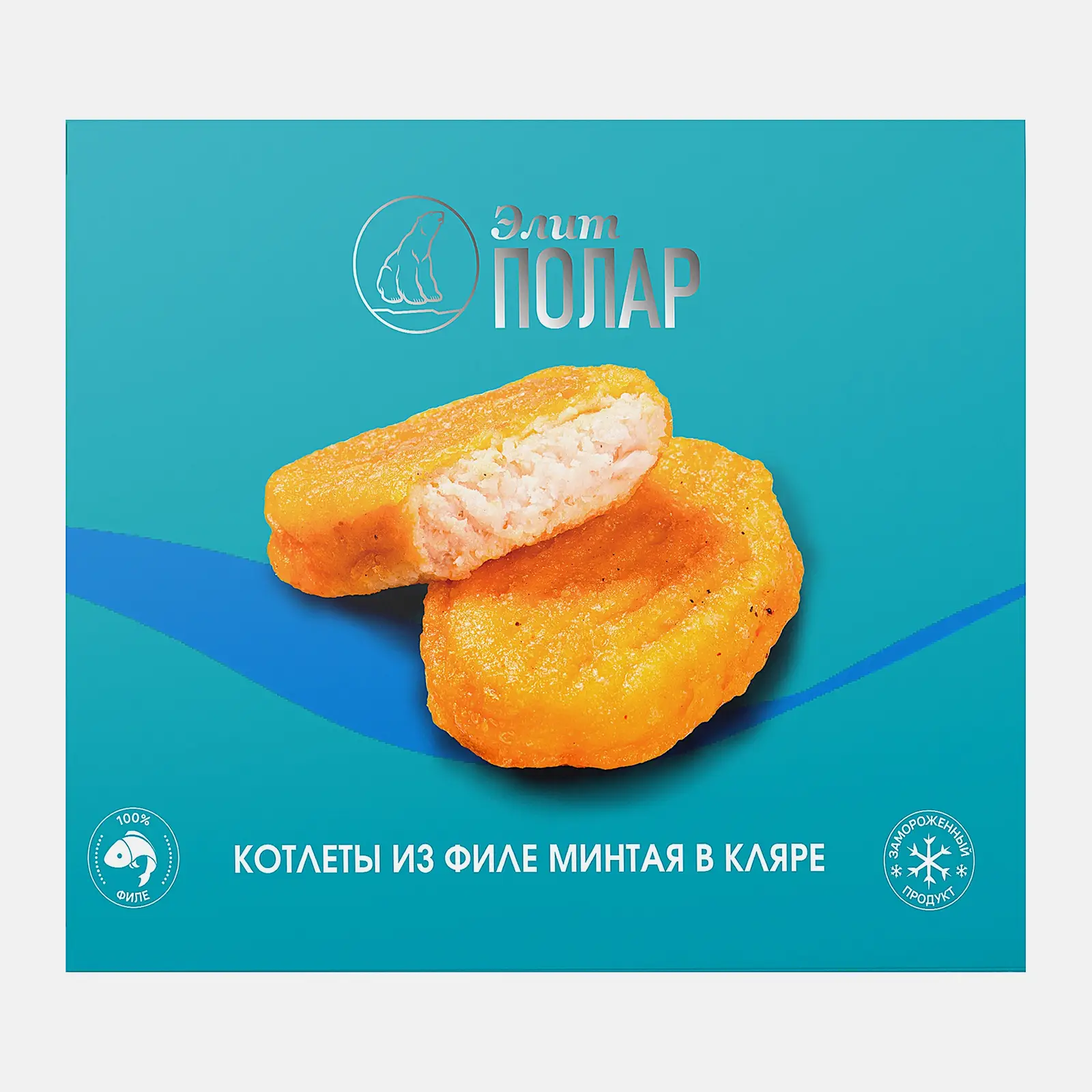 Изображение товара Котлеты из филе минтая в кляре Полар 300г