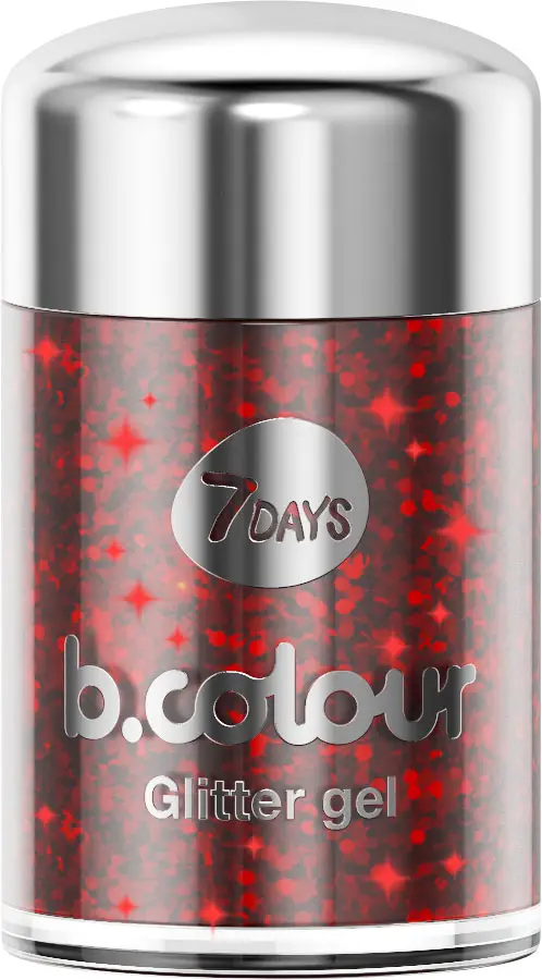 Гель-глиттер для лица и тела 7 Days B.Colour Ds mini 02 Cruella