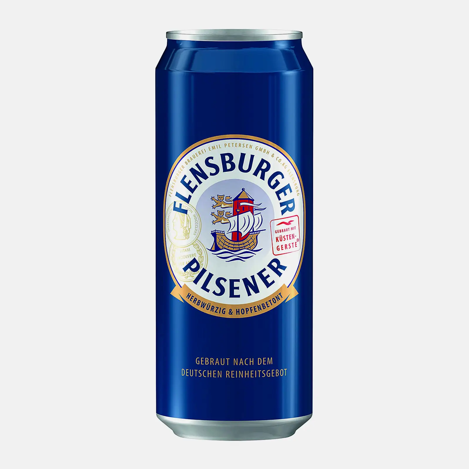 Пиво Flensburger Pilsener светлое пастеризованное 4.8% 500мл