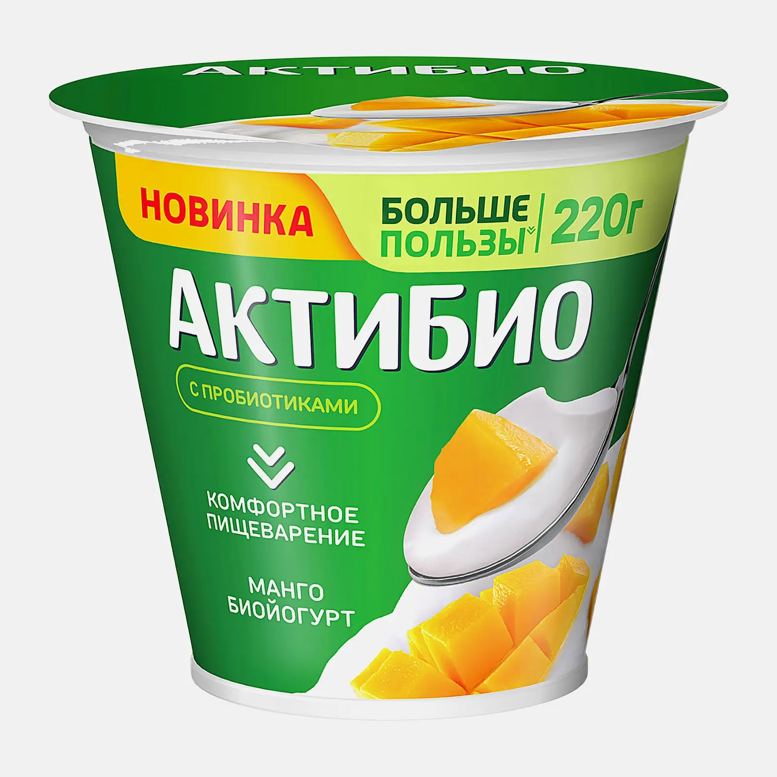 Биойогурт Актибио манго 3% 220г