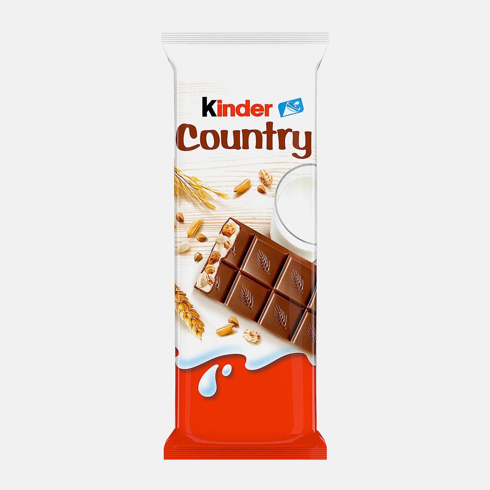 Изображение товара Kinder Chocolate со злаками 23.5г - вкусное молочное лакомство с воздушными злаками