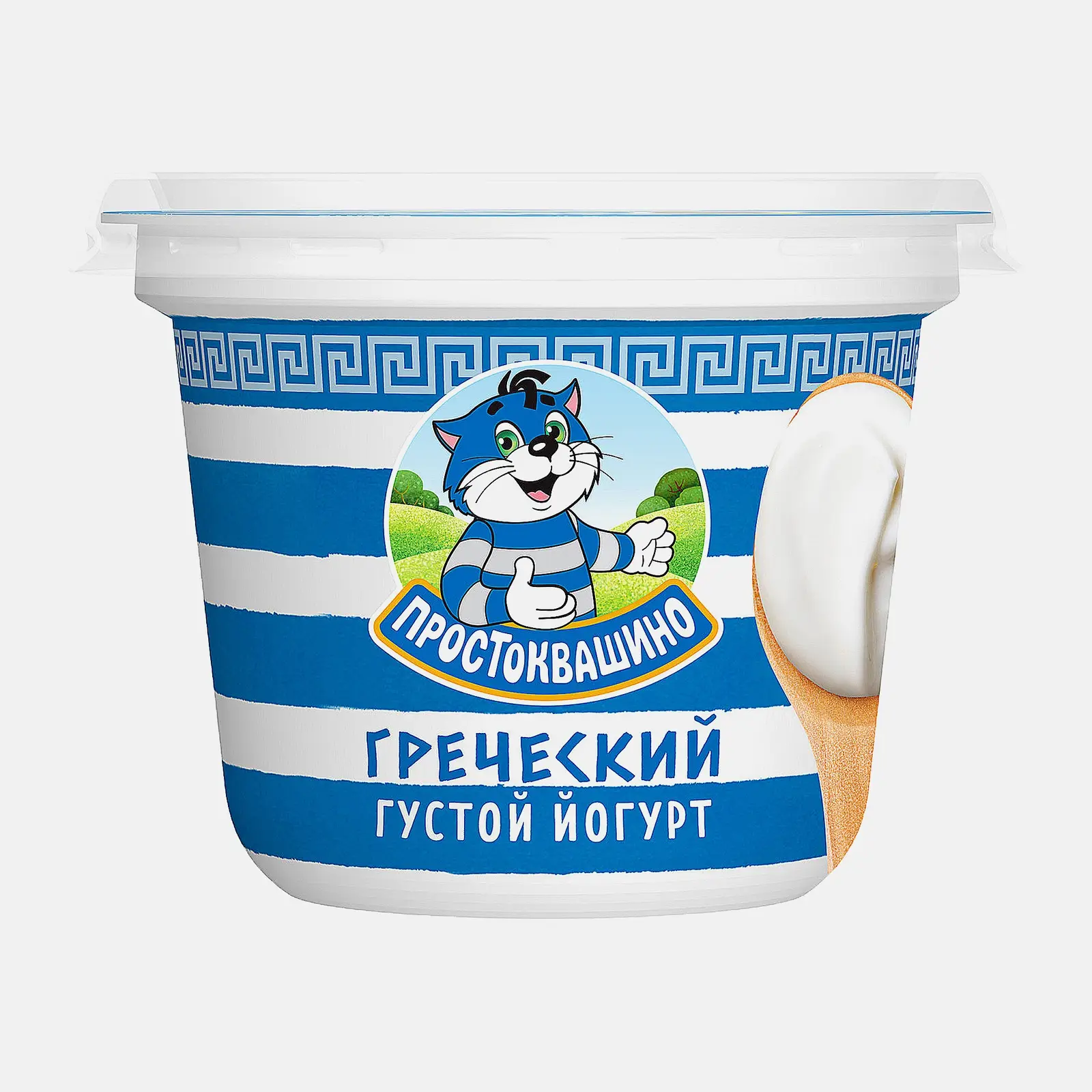 Изображение товара Йогурт Простоквашино густой Греческий 2% 235г натуральный продукт