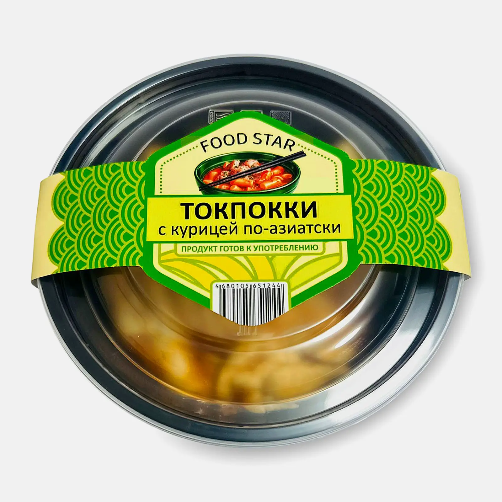 Изображение товара Токпокки с курицей по-азиатски 250г Изображение товара Токпокки с курицей по-азиатски 250г