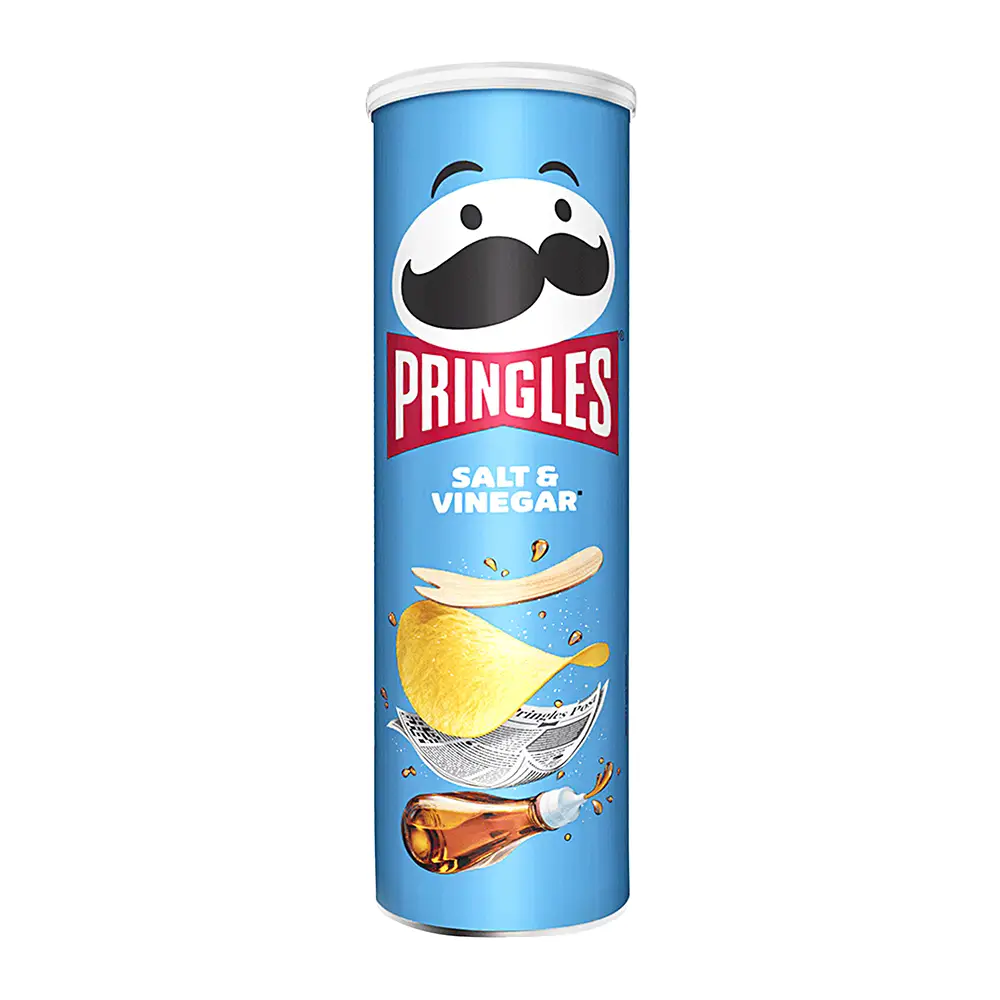 Изображение товара Чипсы Pringles Соль и уксус 165г