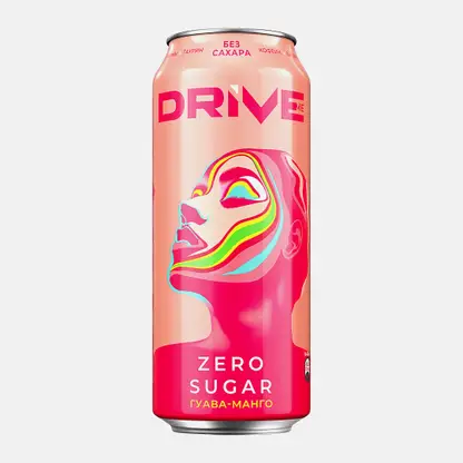Энергетический напиток со вкусом Гуава-манго Drive Me Zero Sugar 449мл
