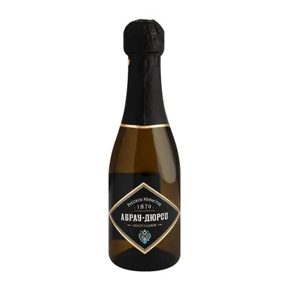 Вино игристое Абрау-Дюрсо белое полусладкое 12.5% 200мл