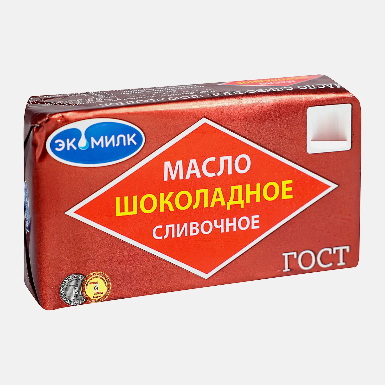 Масло сливочное Экомилк Шоколадное 62% 180г