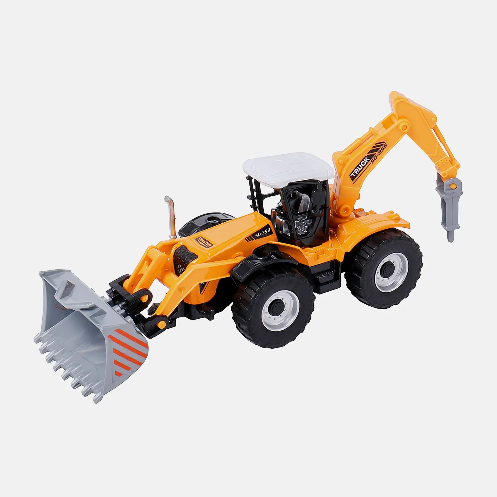 Игрушка YB326350 Машинка строительная техника металлическая в ассортименте - фото 4