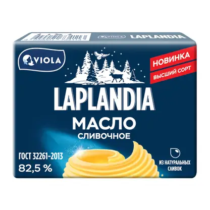 Изображение товара Масло сладко-сливочное Laplandia Традиционное 82.5% 180г