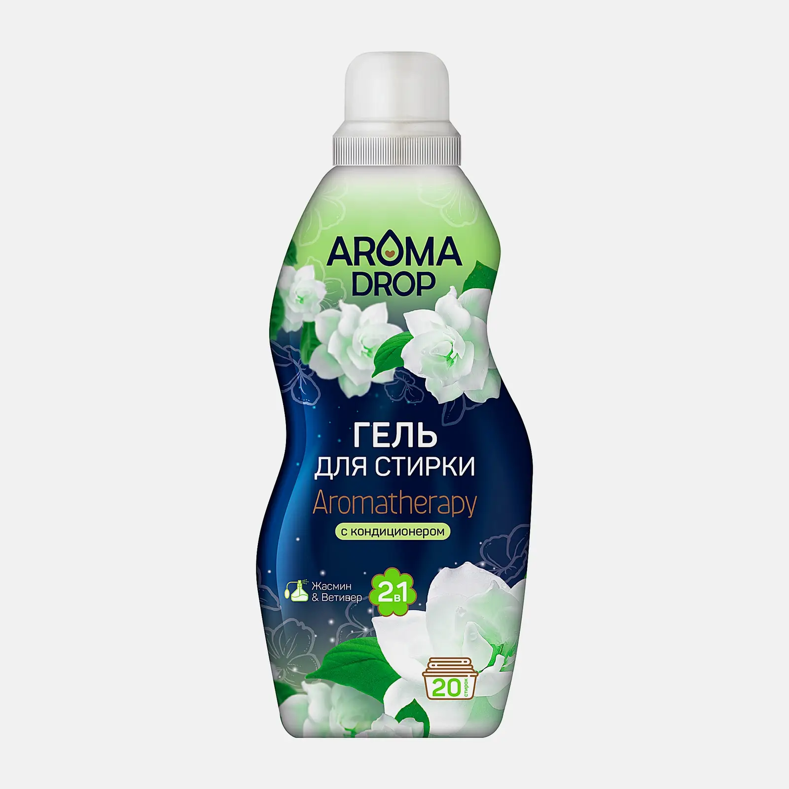 Изображение товара Гель для стирки Aroma Drop Жасмин и ветивер 1л