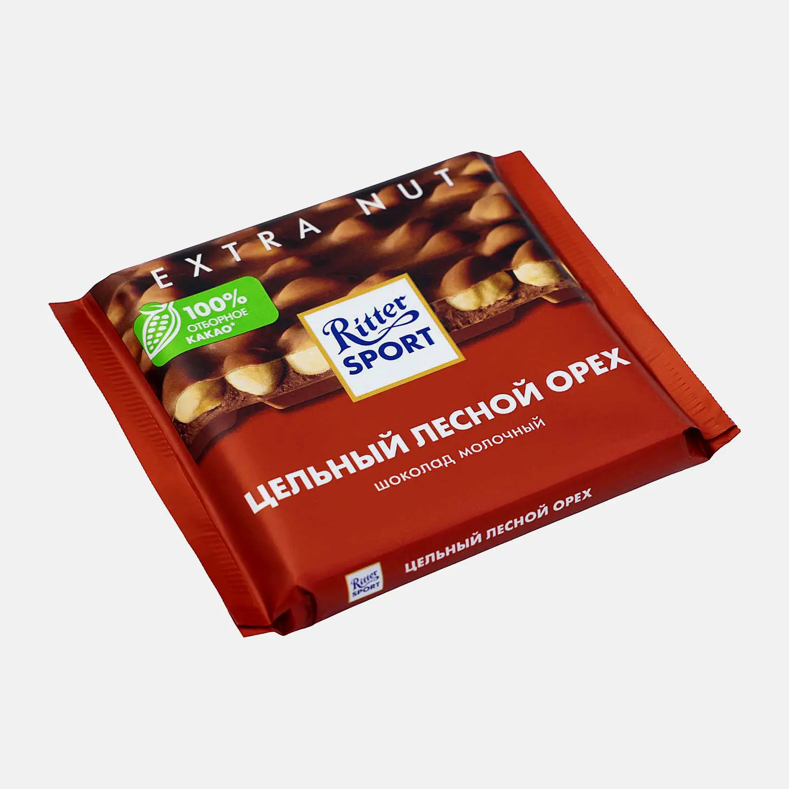 Шоколад Молочный Цельный лесной орех Ritter Sport 100г