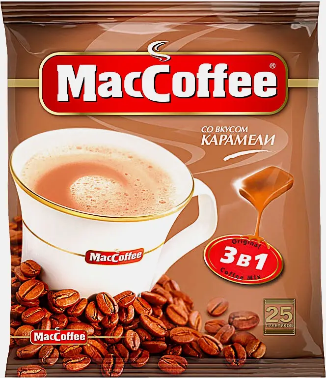 Кофе MacСoffee 3в1 Карамель 25*450г