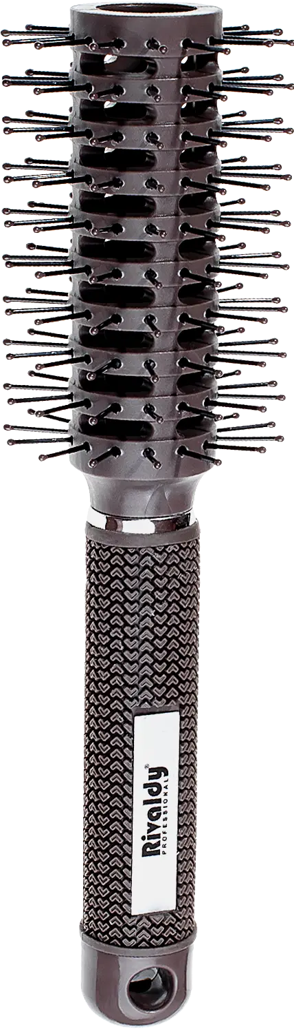 Расческа-брашинг Магнат Brown СМ6861 d-4.5см 79г