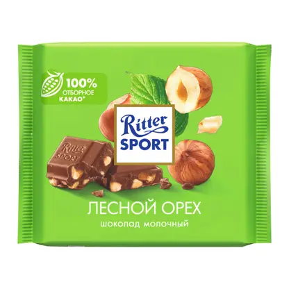 Изображение товара Шоколад Молочный Лесной орех Ritter Sport 100г