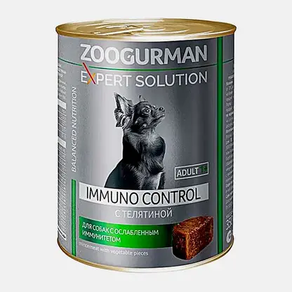 Влажный корм для собак с телятиной Immuno Control Zoogurman Es 350г