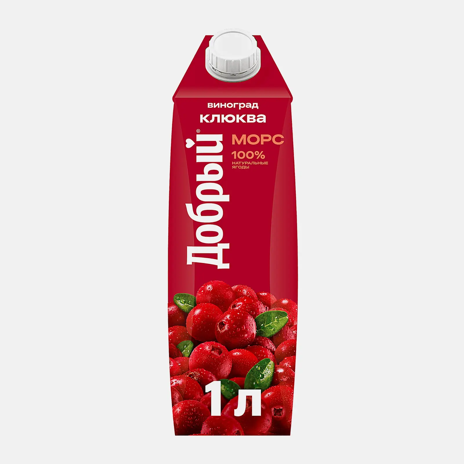 Изображение товара Добрый Морс Клюква 1л без консервантов