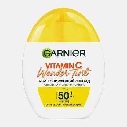 Тональный флюид для лица Солнцезащита Медиум 3в1 SPF 50+ Garnier 40мл