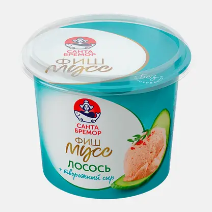 Паста Санта Бремор Фиш-мусс с лососем 140г