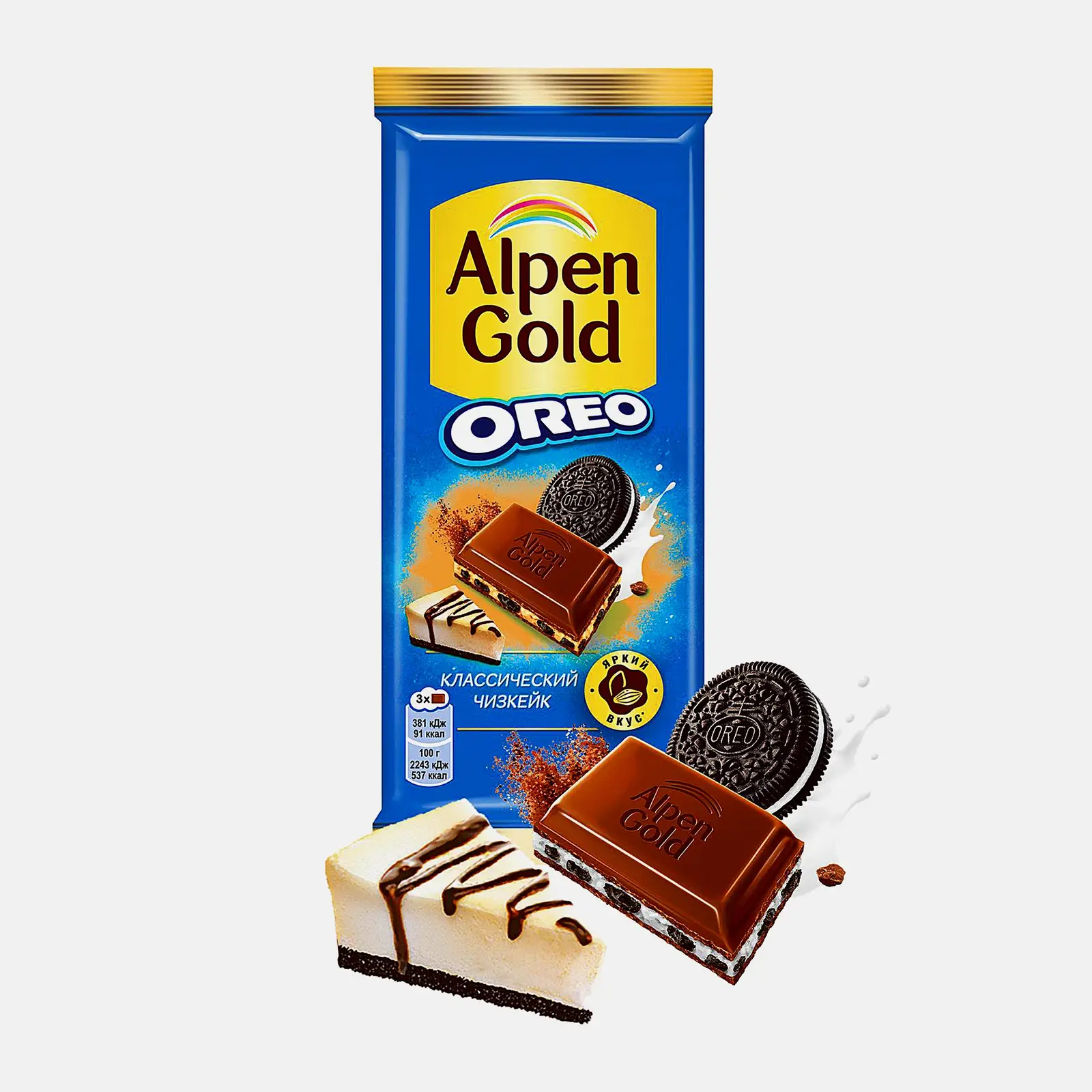 Шоколад Классический Чизкейк Alpen Gold 85/90г Шоколад Классический Чизкейк Alpen Gold 85/90г