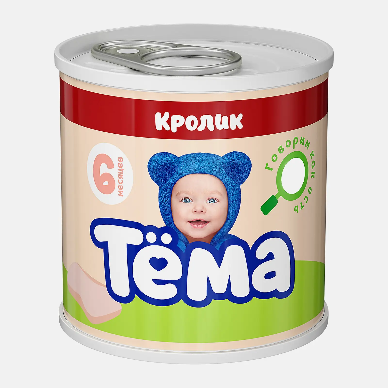 Пюре Тема Кролик 90г с 6 месяцев Пюре Тема Кролик 90г с 6 месяцев