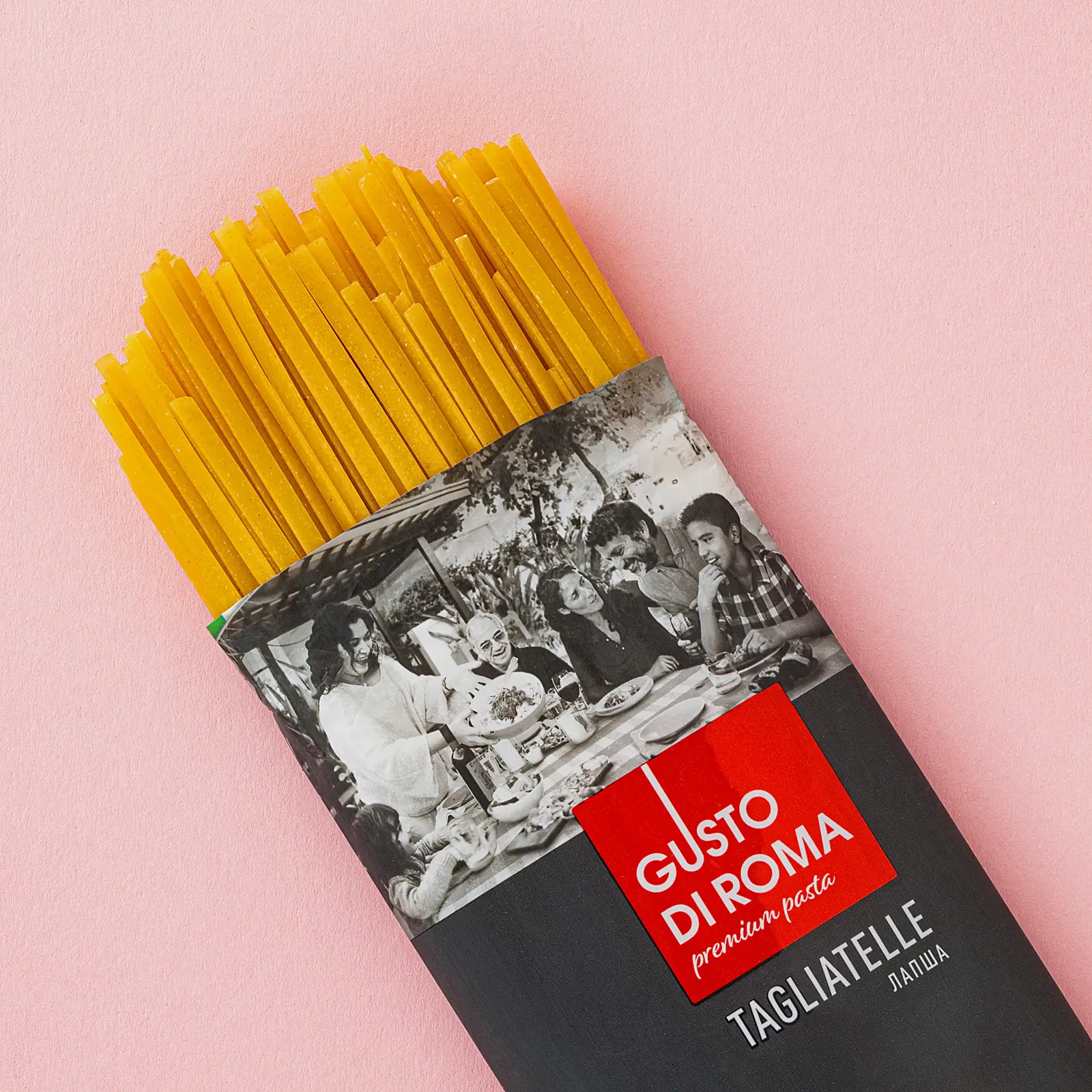 Макароны Gusto Di Roma Tagliatelle Лапша 450г - фото 2